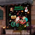 thumbnail image 3 of Pegatina electrostática de cristal para ventana navideña, copo de nieve de Papá Noel, pegatinas de pared de invierno, decoración del hogar de Feliz Navidad, calcomanía de Año Nuevo, 3 of 5
