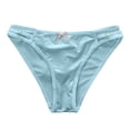 thumbnail image 4 of Byworldtasic Strappy Bikini Bottoms for Women Full Coverage Bathing Suit Swim Briefs Low Rise Bottom Cutout Swimsuit Bottoms, 4 of 8