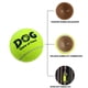thumbnail image 4 of Pelotas de tenis para perros AMA SPORT, 6,35 cm, 56 g, paquete de 12 unidades para cachorros, 4 of 6