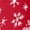 Classic Red Snowflakes, variant on Plus Size Perfect Printed Long-Sleeve Crewneck Tee