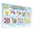 Color 2, variant on Classroom 8 Pack Art Acoustic Panels Sound Absorbing Colorful Number Animal Learning Chart Cute Illustrations School Decorative Soundproof Wall Panels Self Adhesive for Nursery Kids Game Room 48"x32"