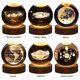 thumbnail image 5 of Night Light 3D Crystal Ball Inner Carved Luminous Glass Ball Ornament with Wooden Base for Home Decor, 5 of 9