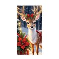 thumbnail image 6 of Christmas Door Cover Decoration Fabric Door Wrap Hanging for Front Door Indoor Outdoor Party Holiday Decor(Multicolor), 6 of 6