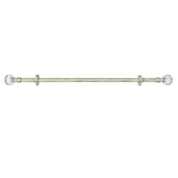 Metallo Decorative Rod And Finial Ilana, 48 x 86 in.