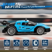 Gmdisc 1:16 RC Cars,2.4GHz High Speed Remote Control Cars,All Terrain RC Drift Cars for Kids,Toys for Boys Girls(Blue)