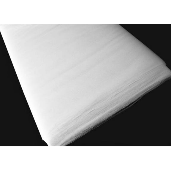 54" Wide 40 Yards Long White Nylon Tulle Bolt Party Decorations