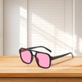 thumbnail image 2 of ibiyuan Retro Polarized Sunglasses for Women Classic Round Sunglasses For Women Men Large Plastic Frame Fashion UV400 Shades, 2 of 5