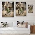 thumbnail image 4 of Designart "Bike Dual-Tire Buddies" Bicycle Print on Natural Pine Wood, 4 of 5