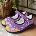 thumbnail image 5 of Psesaysky Women's Purple Shoes for Easter Lightweight Breathable Comfortable Sneakers Hook & Loop Size 5.5-10, 5 of 7
