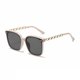 thumbnail image 4 of Gafas de sol para mujer, protección solar de alta gama, montura grande, cara redonda, gafas adelgazantes, 4 of 7