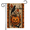 Multicolor 1, variant on ADECORIVY Halloween Evil Pumpkin Night Welcome Garden Flag 12x18 Inch Double Sided Outside Porch Yard Decoration Outdoor Flag