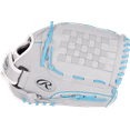 thumbnail image 3 of Rawlings Fastpitch Glove Gray/Blue | Right Hand Throw | 12.5" | Outfield, 3 of 7