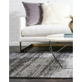 thumbnail image 4 of Unique Loom Del Mar Collection Area Rug - Lucille (4' 1" x 6' 1" Rectangle Dark Gray/Ivory), 4 of 10