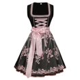 thumbnail image 1 of Kcodviy Oktoberfest S Femmes Dirndl Robe Médiévale Femmes Robes Courtes Femmes Oktoberfest Traditionnel Robe Gothique pour Femmes Robe Carnaval, 1 of 7