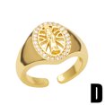 thumbnail image 1 of Anillo con diseño de personalidad creativa europea y americana, joyería de moda, diseño único que combina lo retro y la moda., 1 of 5