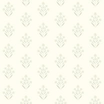 Chesapeake Kova Dove Floral Crest Wallpaper, 20.5-in by 33-ft