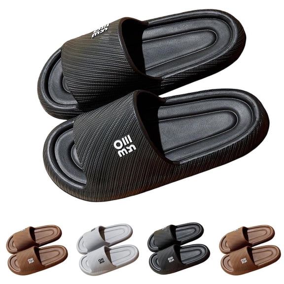 HBGVBA Men Shower Shoes Versatile EVA Odor Summer Indoor Home Bathroom Shower Lightweight Daily Wear Shoes 40