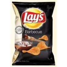 24 PACKS : Lays Barbecue Flavored Potato Chips, 2.5 Ounce -- 1