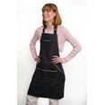 thumbnail image 5 of Awhale Multipurpose Denim Chefs Black Bib Apron - BBQ, Painting, Garden, Cooking for Men and Women with 5 pockets, 5 of 6