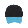 thumbnail image 2 of Casquette de Baseball Ajustable Profil Bas Bicolore, Ciel Noir, 2 of 2