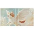thumbnail image 2 of Cute Flying Cat 3 Ring Binders 1.5 inch Hardcover File Folders with Interior Pockets A4 Size Organizer for School Office Hospital Set of 2, 2 of 8