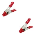 thumbnail image 4 of Wisewang Portable DIY Crafting Tailoring Metal Spring Clamp Nonslip Photography Woodworking Clip Fastener Fixing Fastening Tool Red 2Set, 4 of 6