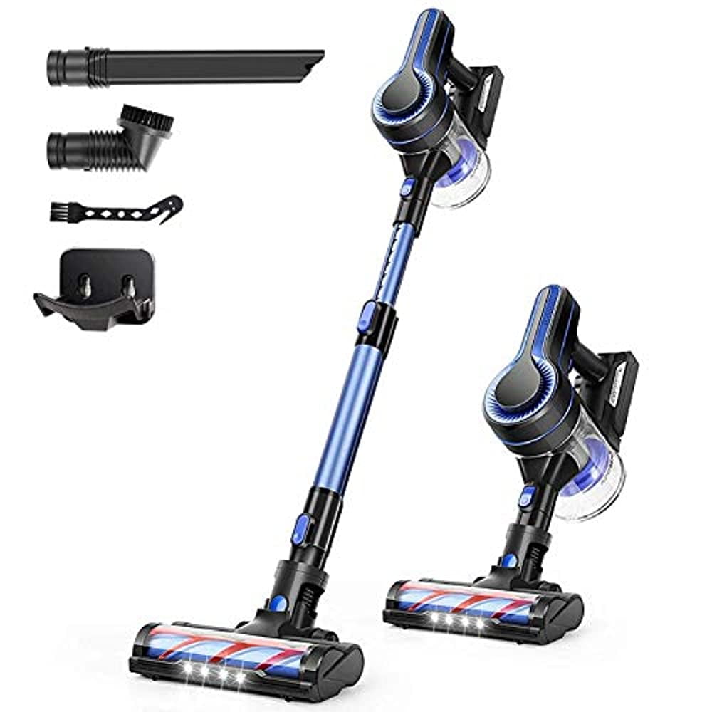 APOSEN Cordless Vacuum Cleaner 18KPa Suction 250W 4 in 1 Stick Handheld Vacuum 