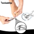 thumbnail image 4 of Cortauñas Swissklip, cabezal giratorio de 360 grados, acero inoxidable, 4 of 7