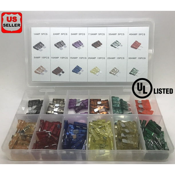 120pc MINI Blade Fuse Assortment Auto Car Motorcycle SUV FUSES Kit APM