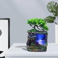 thumbnail image 5 of Fuente de agua de mesa con luces de colores perfecl estilo Mist decoración de cascada, 5 of 5