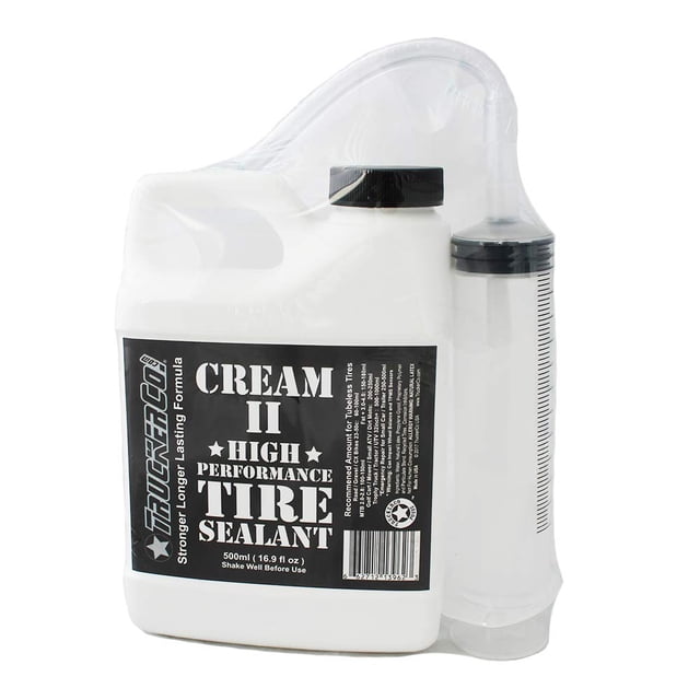 Cream 2 II TruckerCo Scellant de Pneu de Vélo Tubeless Haute Performance 500ml / Pinte