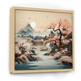 thumbnail image 2 of Designart "Silk Road China Art painting II" Chinese Floater Framed Wall Decor, 2 of 7