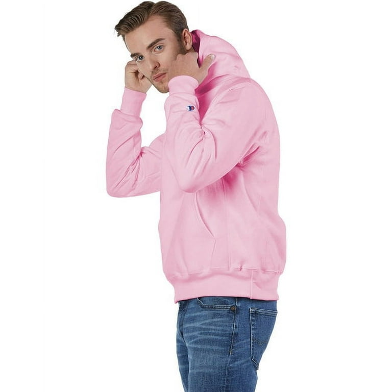 Champion Reverse Weave® Hooded Sweatshirt in Candy Pink S Champion Reverse Weave® Hooded Sweatshirt in Candy Pink S