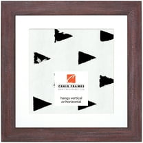 Craig Frames Hatteras, 16x16 inch Picture Frame Matted for a 12x12 Photo, Hibiscus Red
