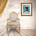 thumbnail image 3 of Swanson, Michael 15x18 Gold Ornate Wood Framed with Double Matting Museum Art Print Titled - Blue Shutters, 3 of 4