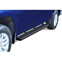 2019-2020 Chevy Silverado/ GMC Sierra 1500 Crew Cab (Excl. Models With DEF Tank/2019 Silverado 1500 LD/2019 Sierra 1500 Limited) Black Finish 5 Inch Door to Door Side Bar Side Step Running Board