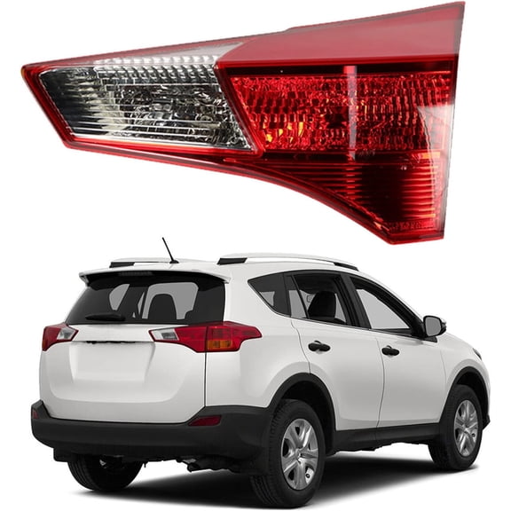 LABLT Inner Right Side Tail Light Assembly Replacement for Toyota RAV4 2013-2015 Passenger Side Rear Brake Lamp