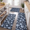 thumbnail image 2 of Pioneer Flower Floral Print Pattern Kitchen Rugs Sets Of 3,Kitchen Runner Rugs Non Skid Washable,Decorative Kitchen Floor Mats for Kitchen,Sink,Laundry,17"x30"+ 17"x47" + 17"x59", 2 of 6