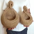 thumbnail image 3 of xinxixnxx 2Pcs Storage Basket Hanging Vegetable Case Unique Design Weaving Style Woven Box Convenient to Carry Suitable  for Home Kitchen  M, 3 of 9