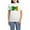 With Blue Strpe Pant, variant on CafePress - Shamrock Ireland Flag Women's Light Pajamas - Women's Short Sleeve Print T-Shirt and Pants Light Cotton Pajama Set