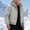 Khaki, variant on Mens Faux Fur Lined Hooded Bomber Jacket Snap Zipper Dual Closure Warm Winter Casual Outer Coat Rib Cuff Hem