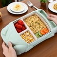 thumbnail image 3 of Come With Cutlery And Cup， Car Shaped Tableware Set For Kitchen And Dining Table Car Dinner Tray Fiber For Boys And Girls With Separate Plates Cutlery And Water Cup Plate Mat Set Outdoor Place Mates, 3 of 7