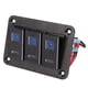 thumbnail image 4 of Panel de interruptor de palanca ANGGREK 5 pines luz LED Negra Y Azul oxidada 20A 30A, 4 of 8