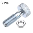 thumbnail image 3 of Uxcell 2 Pcs Ressort Plongeur M10x1.5 Filetage Dia.3mm Poignée Moletée Verrouillage, 3 of 7