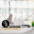 thumbnail image 3 of Handmadetneonsign Orthopaedic Metal Nameplate, Doctor Desk Nameplate, Doctor Desk Name Plate Decor, 3 of 5