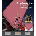 thumbnail image 4 of Compatible with Xiaomi 13 Lite Case Shockproof, Liquid Silicone Ultra Slim Protective Xiaomi 13 Lite Phone Case Soft Anti-Scratch Cover with Full Body Protection Cases (Camellia Red), 4 of 14