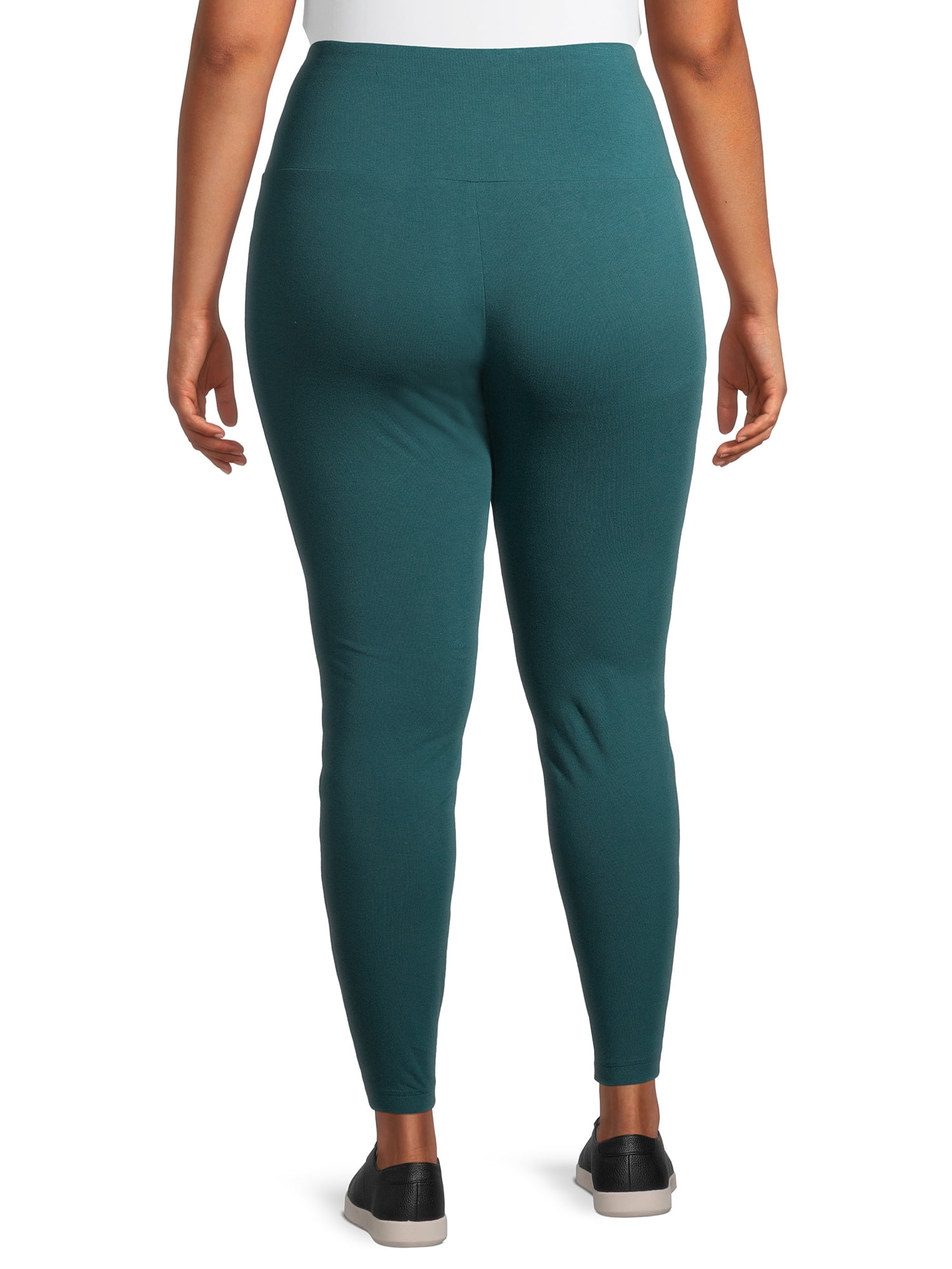 Terra & Sky Women's Plus Size High Waist Leggings