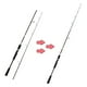 thumbnail image 4 of Carbon Spinning Fishing Rod 1.8m Solid Casting Fishing Rod with Comfort EVA Grip, 4 of 5