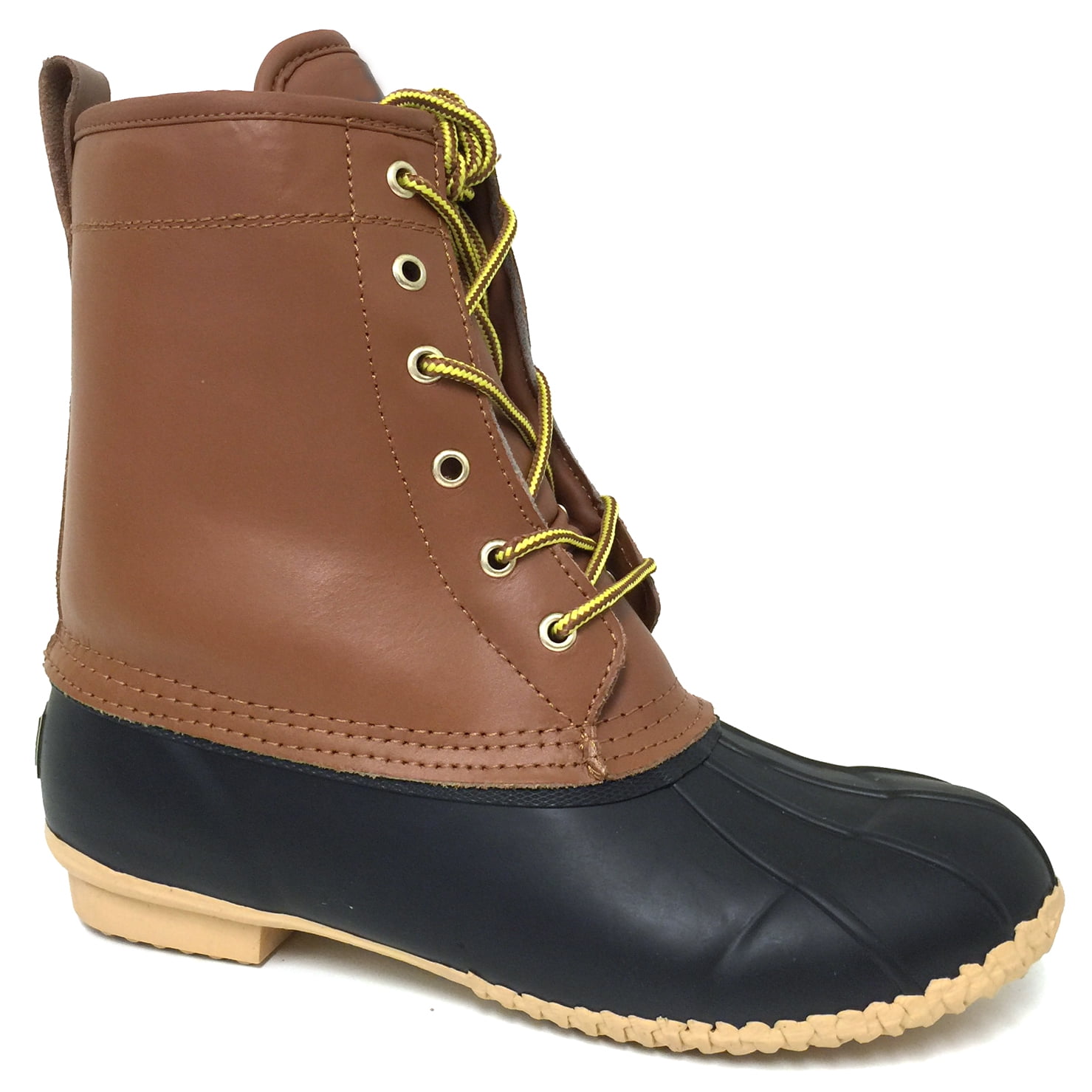 Men's Boots Leather Insulated Eyelet Duck Snow Shoes