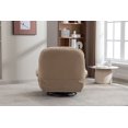 thumbnail image 6 of Smart 270° Swivel Power Recliner with Bluetooth Music Player, USB Ports, Intelligent Voice Control, and Hidden Storage - Camel Fabric, 6 of 7